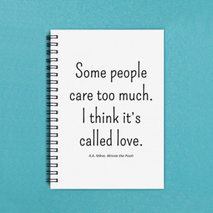 Winnie the Pooh Quote - Some people care too much ... - 5