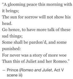 Shakespeare Quotes From Romeo And Juliet