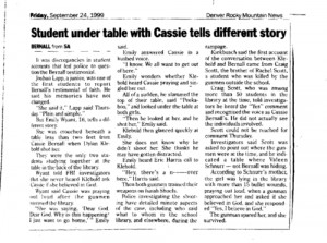 Cassie’s article and quotes of EH and DH.