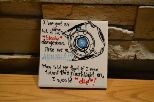 Pin Portal Wheatley Quotes Cake Pinterest