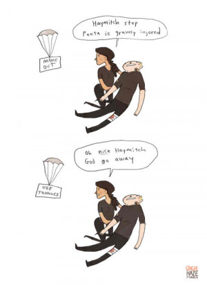 games katniss haymitch you call that a kiss funny hunger games