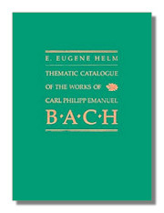 Thematic Catalogue of the Works of Carl Philipp Emanuel Bach . E ...