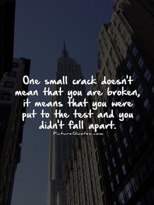 Quotes About Falling Apart Inside