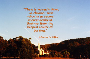 Johann Schiller - quote on Destiny