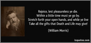 More William Morris Quotes