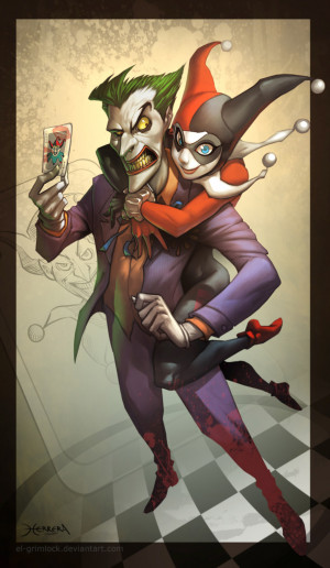 LOVE..... Joker and Harley by el-grimlock