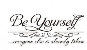 English Be Yourself inspirational sayings in English English classroom ...