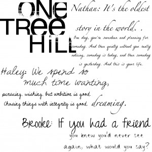 One Tree Hill season 9 episode 13 ending quote