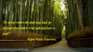 Inspirational Wallpaper Quote by Ralph Waldo Emerson
