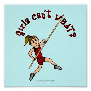 Pole Vault Designs Greeting Cards Height Width