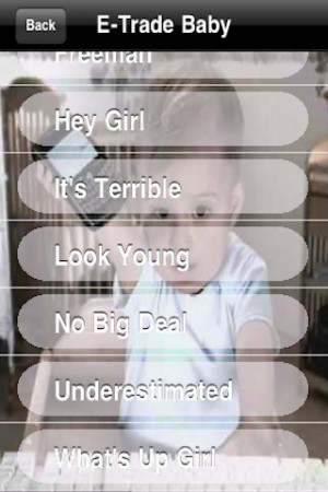 Trade Baby Commercial Funny Lines iPhone App & Review