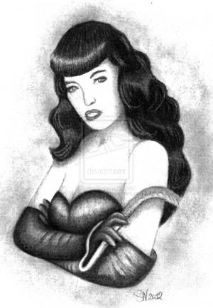 Bettie Page Image Graphic