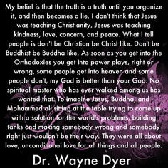 Dr. Wayne Dyer's religious beliefs