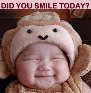 did you smile today? funny picture