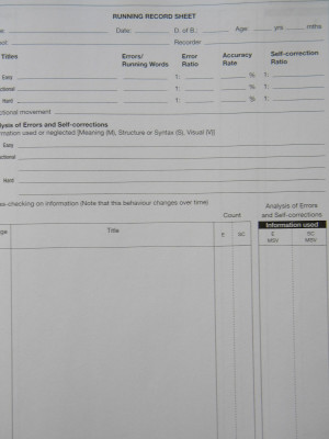 Sample of Anecdotal Observation Record Form Template