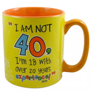 Simply The Best 40 Year Old fun birthday mug - alternative image 2