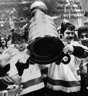 Philadelphia Flyers Coach Fred Shero wrote this on his famous ...