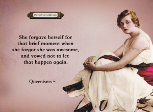 She forgave herself for that brief moment when she forgot she was ...