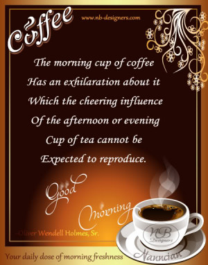 Good Morning Coffee - Your Daily Dose of Morning Freshness *~