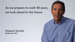 Howard Schultz, our ceo, explains our evolving identity.