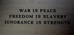 poignant quote from 1984 by George Orwell, one of my favourite ...