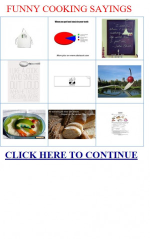 Funny Cooking Sayings Sprays