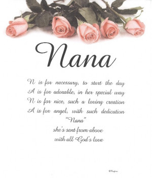 Nana Poems Grandma http://craftprc.com/NANA.html