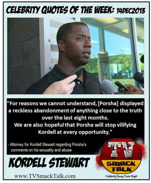 Kordell Stewart - Celebrity Quotes of the Week: 14DEC2013