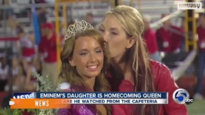 Pics] Eminem’s Daughter Named Homecoming Queen