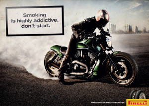 Click for bigger version of Ad Pirelli Smoke Italy