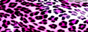 Purple cheetah print WILD Profile Facebook Covers