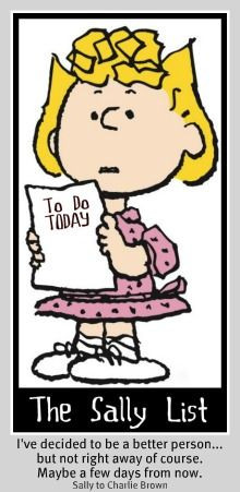 Sally to Charlie Brown