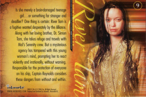 ... river tam 66 views back of the river tam character card from the