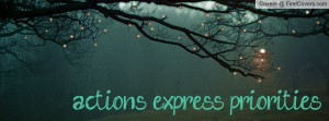 actions express priorities Profile Facebook Covers