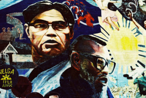 Philip Vera Cruz and Larry Itliong in a mural in Filipino Town Los ...