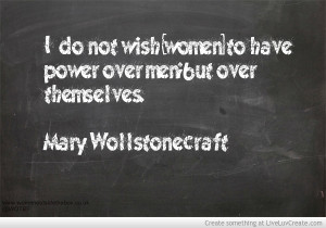 Women Outside The Box Mary Wollstonecraft Empowerment Quote