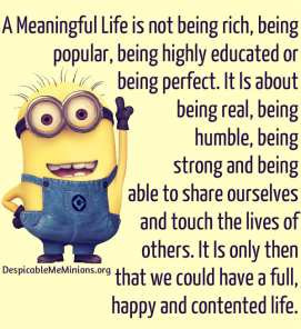 meaningful life a meaningful life is not being rich being popular ...