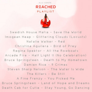 Music playlist for REACHED by Ally Condie