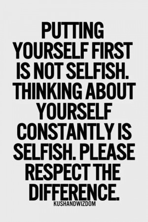 selfish or not//