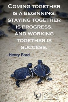 ... Ford's down-to-earth perspective on working together. #quote #teams