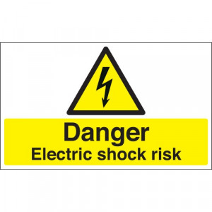 Signs Caution Electric Shock