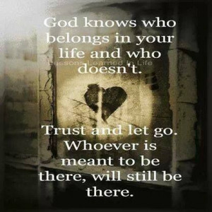 Beautiful and true. We have to trust God as he knows best.