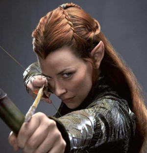 portrait of Tauriel from Empire Magazine