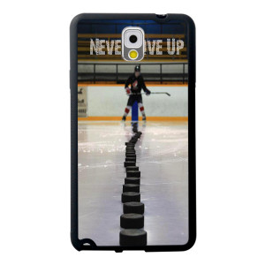 Hockey Never Give Up quote pattern fashion cell phone case&cover for ...