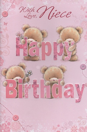 ... Cards, Female Relation Birthday Cards, Niece, With Love Niece