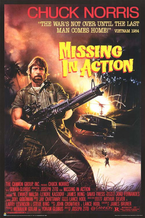 MISSING IN ACTION POSTER ]