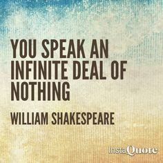 william shakespeare the famous quote from shakespeare s othello is