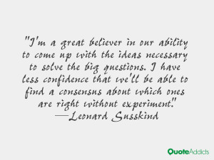 Leonard Susskind Quotes