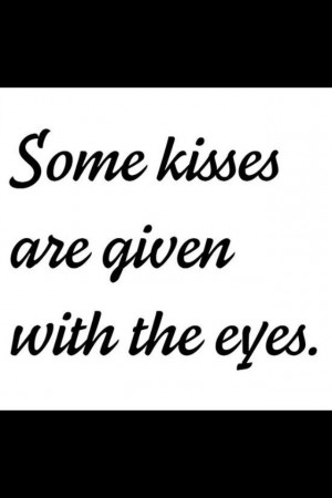 Kisses. Flirt.