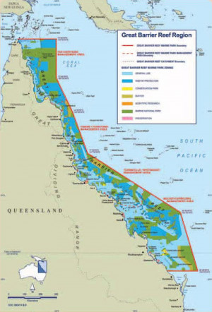 Great Barrier Reef Map